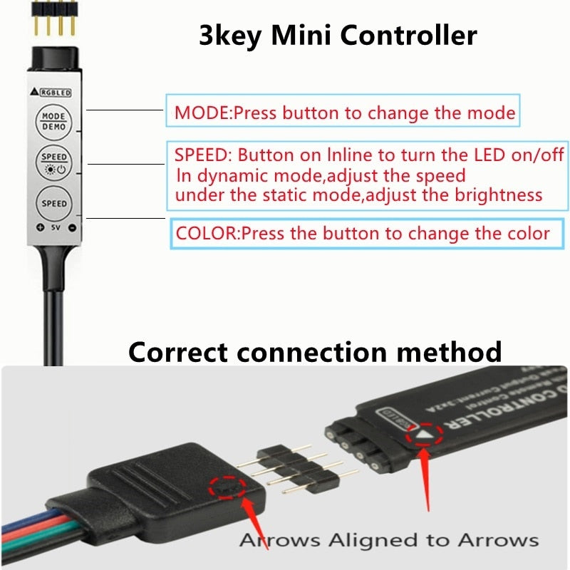 Bluetooth Control LED Strip Lights