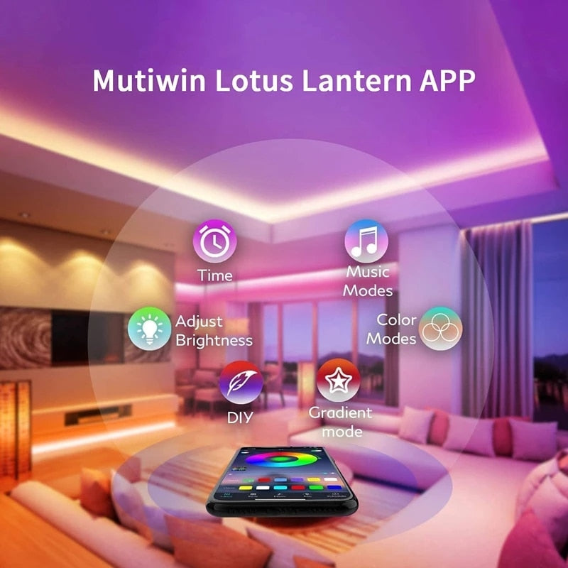 Bluetooth Control LED Strip Lights