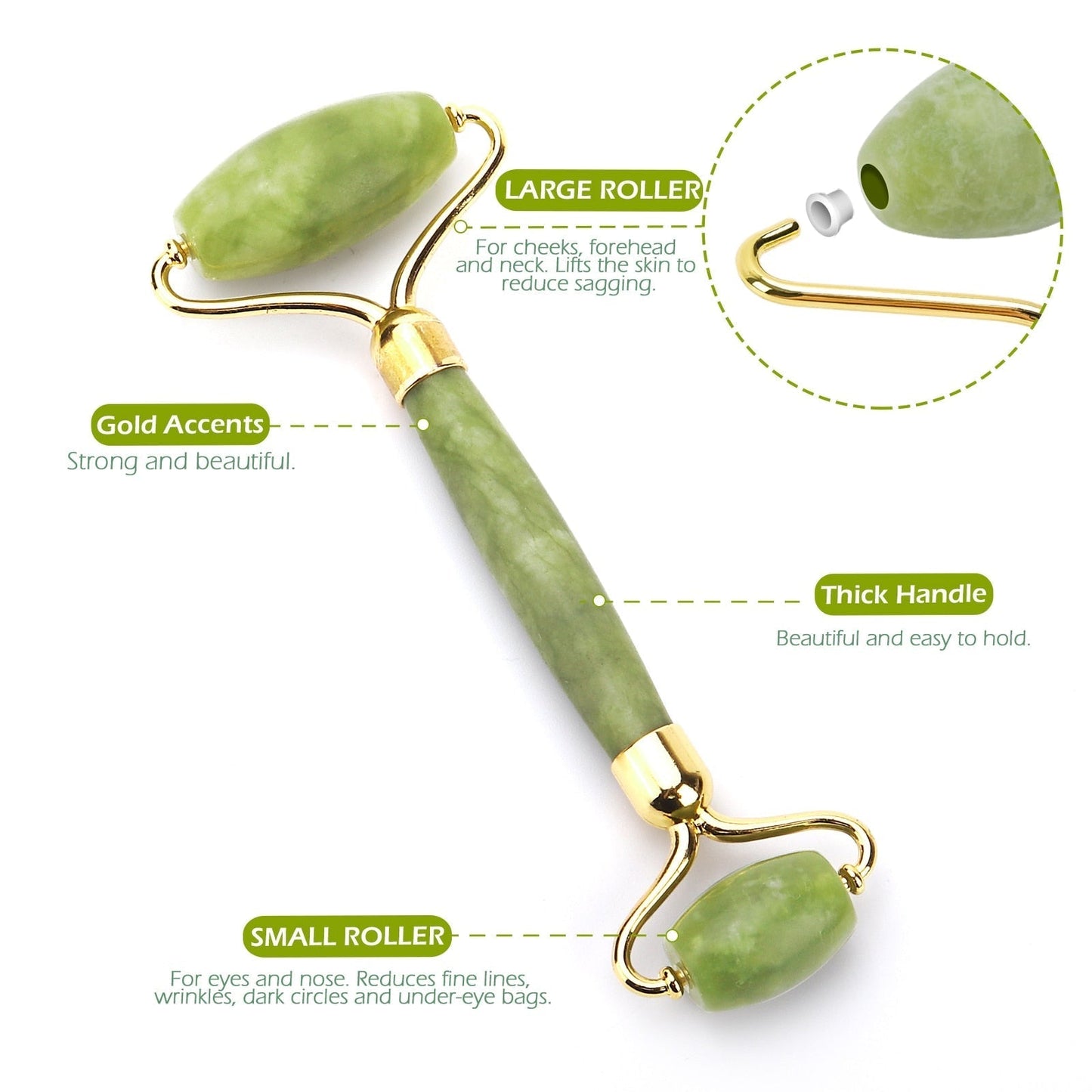 Natural Facial Massager Face Roller